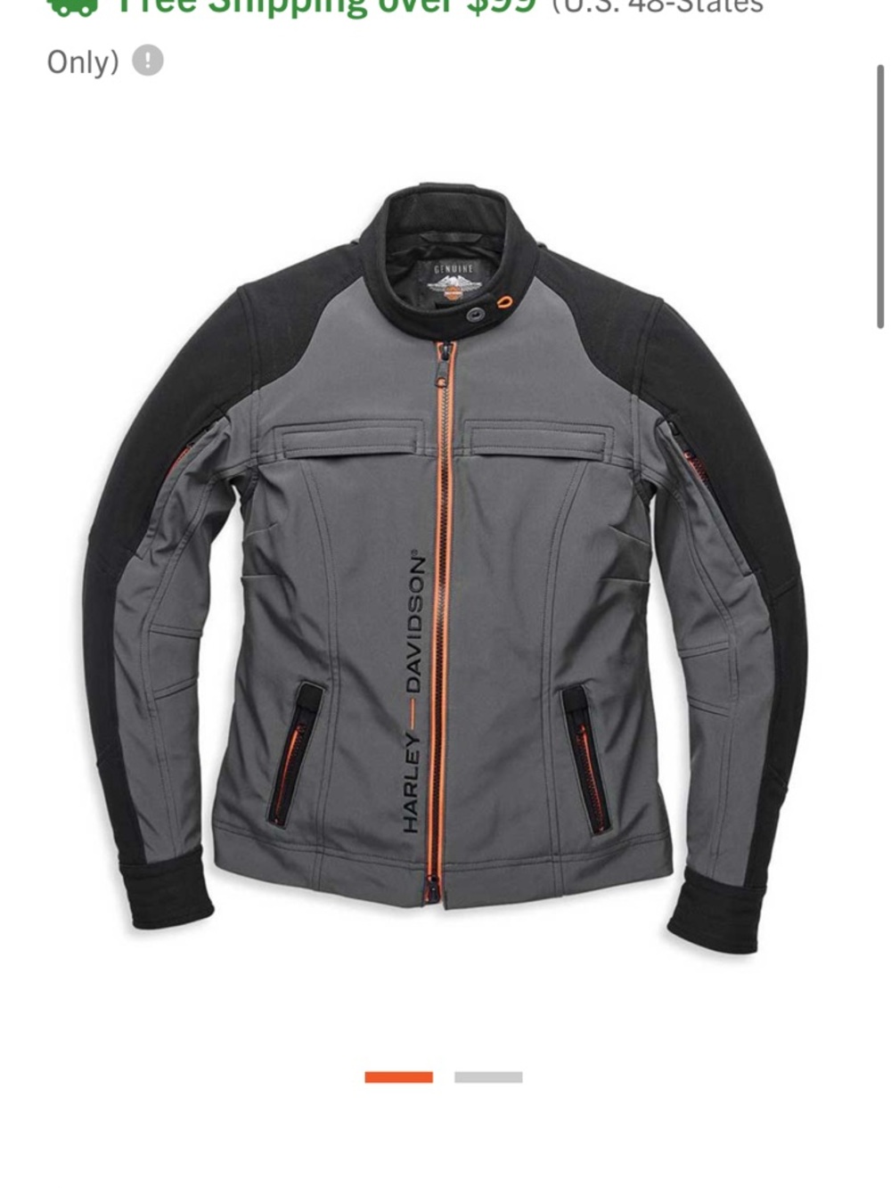 Harley-Davidson Women’s New Horizon Windproof Softsshell Jacket in Asphalt